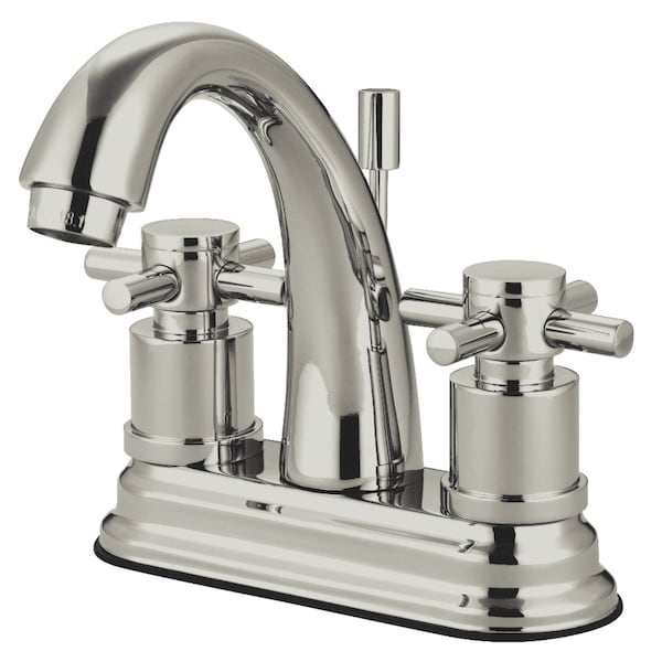 KS8618DX 4" Centerset Bathroom Faucet, Brushed Nickel